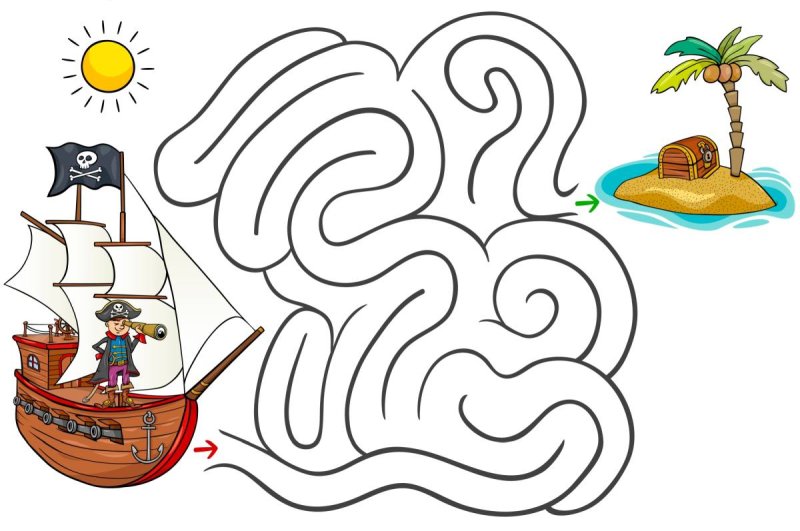 Пиратский Лабиринт для детей