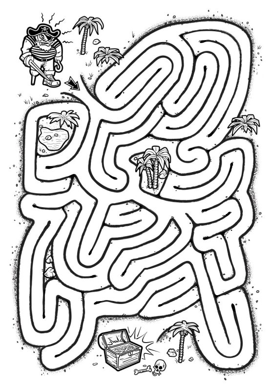 Лабиринт пираты игра