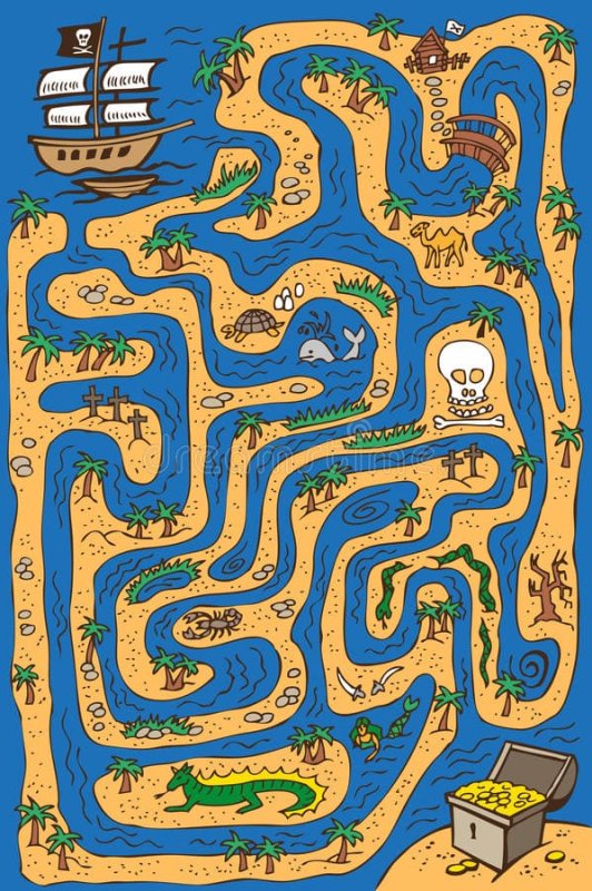 Лабиринт пираты игра