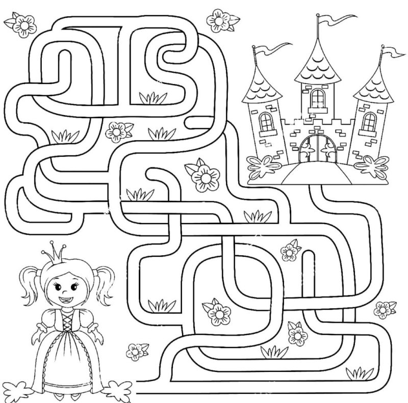 Лабиринты задания для детей 3-5 лет