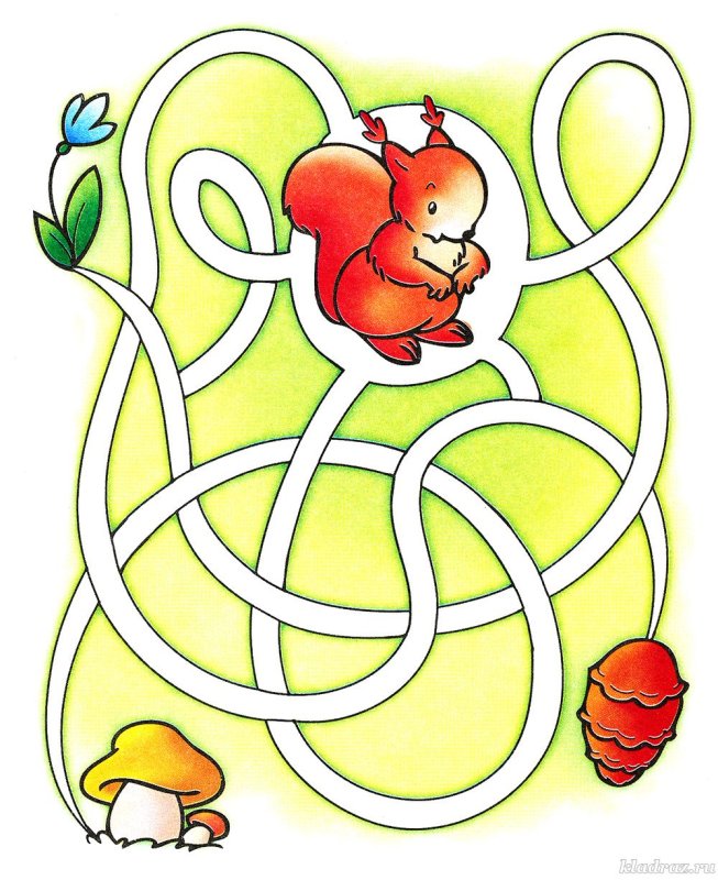 Игра Лабиринт для детей 4 лет