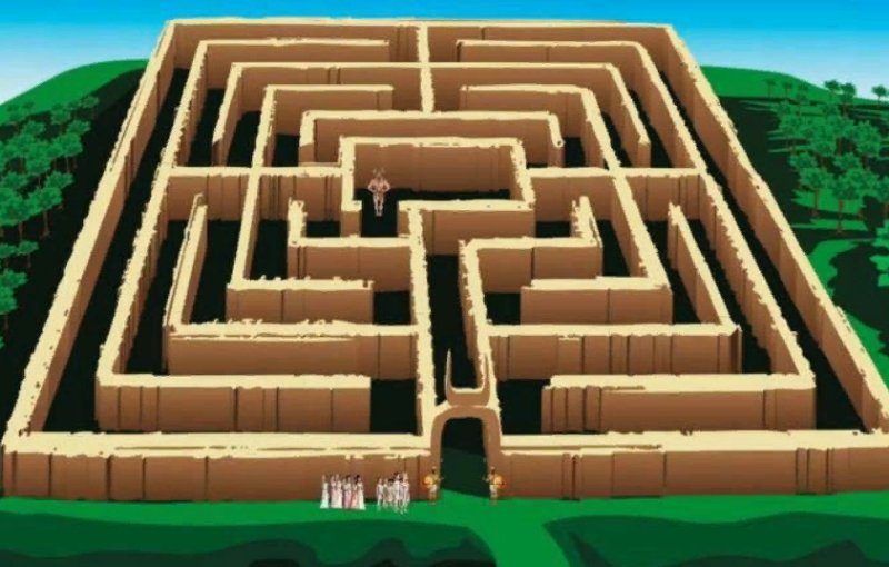 Греция Лабиринт Минотавра