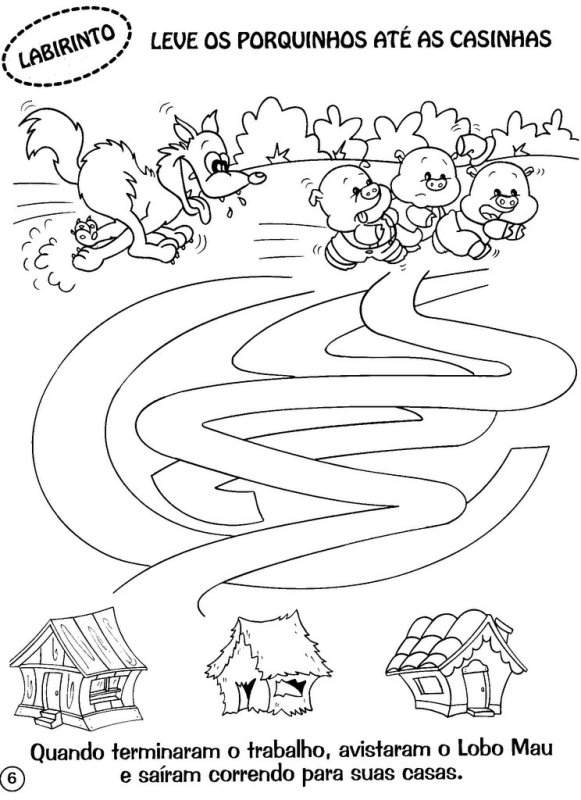 Три поросенка задания для детей 3-4