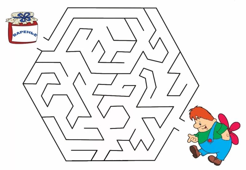 Лабиринты для дошкольников