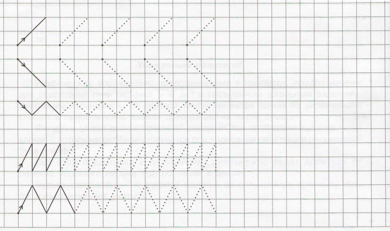 Прописи по клеточкам для детей