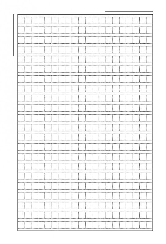 Китайский язык тетрадь для прописи иероглифов