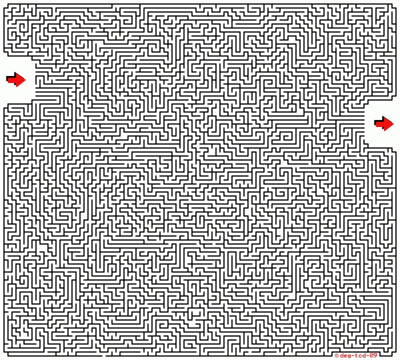 Лабиринт сложный