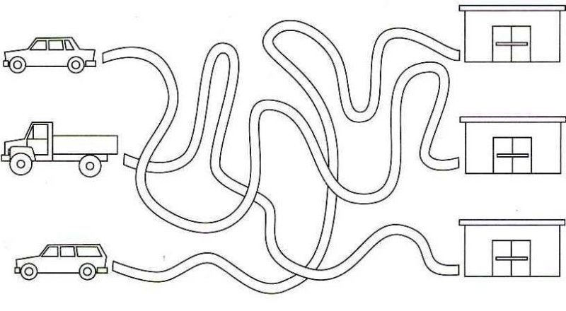 Дорожки лабиринты для дошкольников