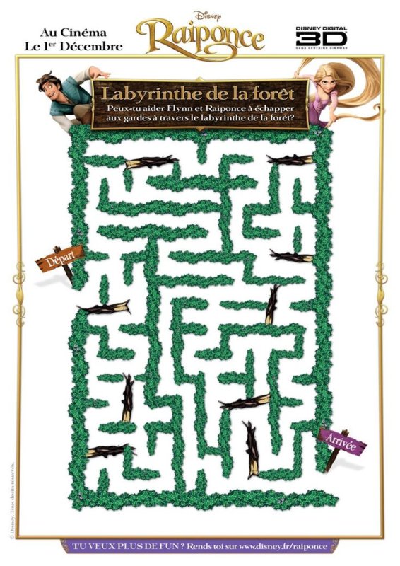 Игра Рапунцель бродилки