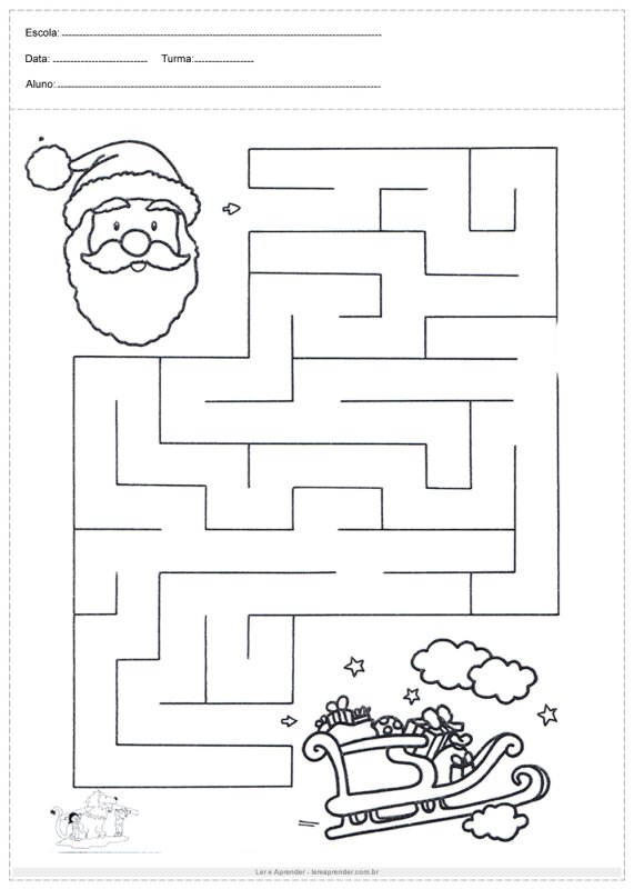 Новогодний Лабиринт для дошкольников