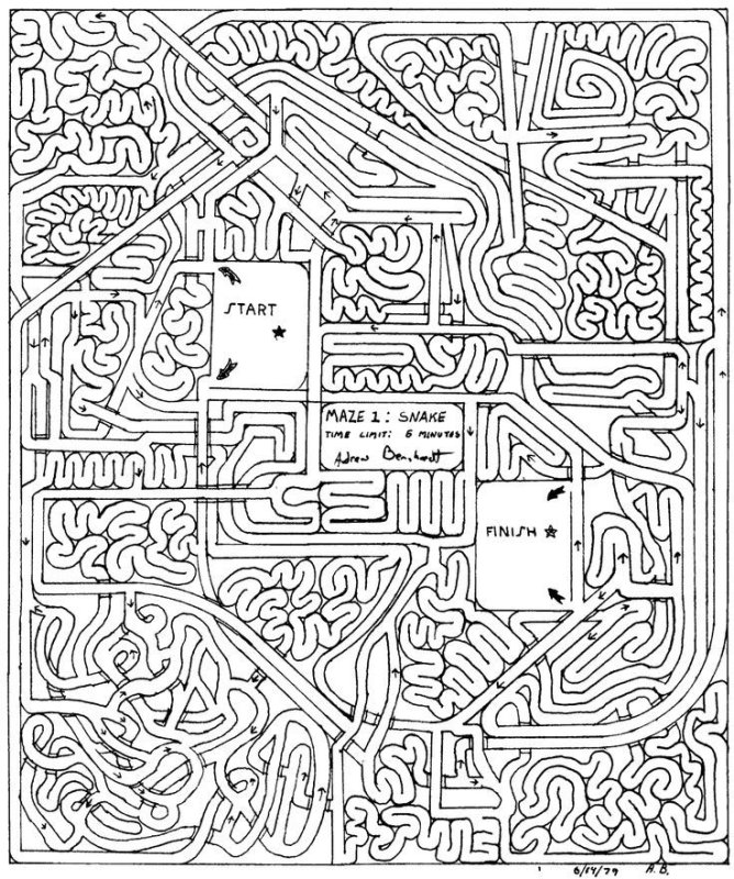 Слодныелабиринты для детей