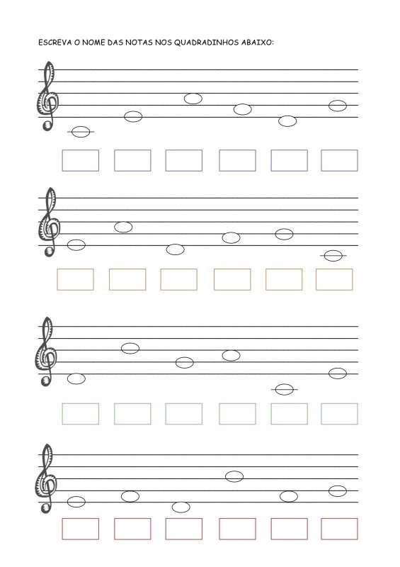 Нотная пропись для детей