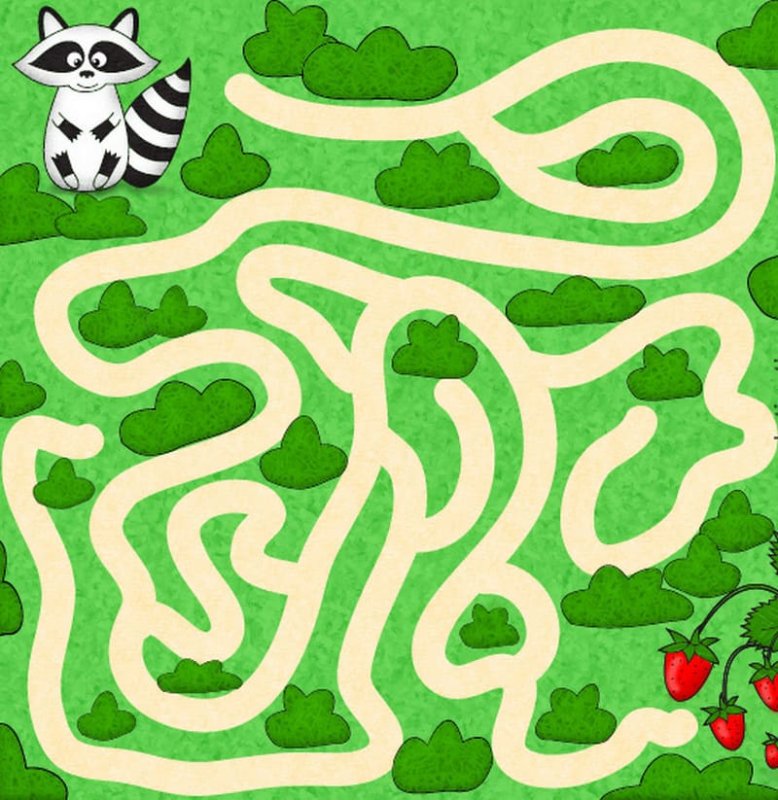 Игра Лабиринт для детей 4-5 лет