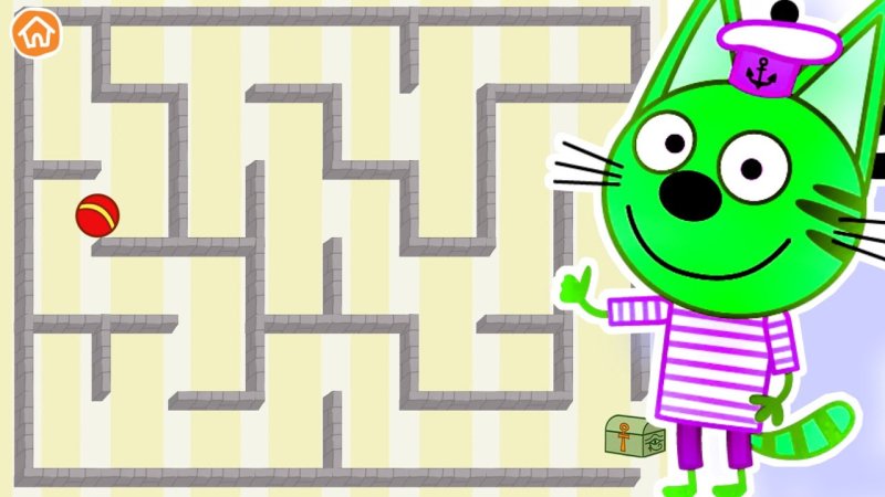 Игра Лабиринт три кота