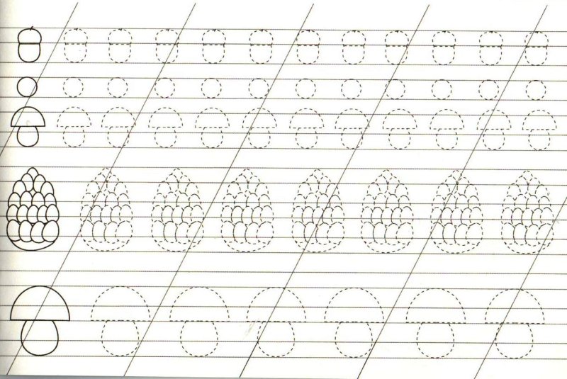 Задания для дошкольников прописи