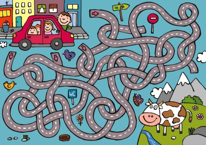 Игра Лабиринт для детей 8 лет