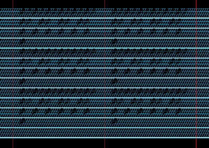 Прописи в частую косую линию