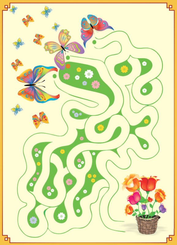 Лабиринт Весна для детей