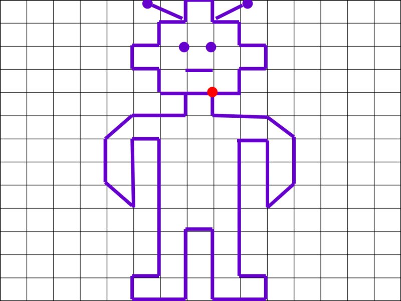 Графический диктант робот