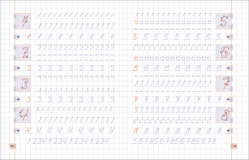 Как правильно научить ребенка писать цифры