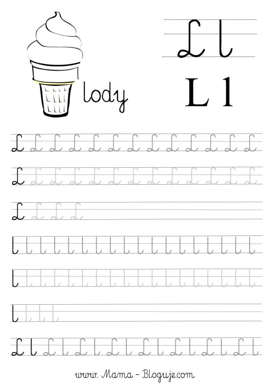 Прописи на польском языке для детей