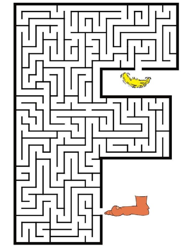 Maze Лабиринт Worksheet