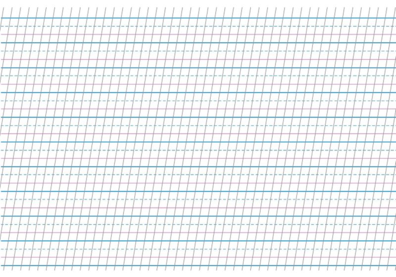 Разлиновка а4 частая косая линейка