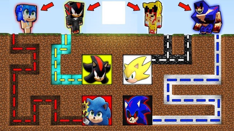 Лабиринты с Соником