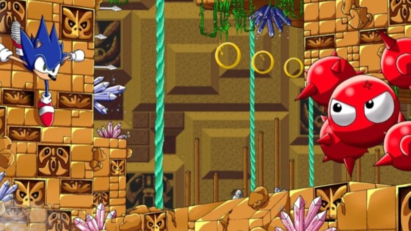 Соник 1 зона Лабиринт