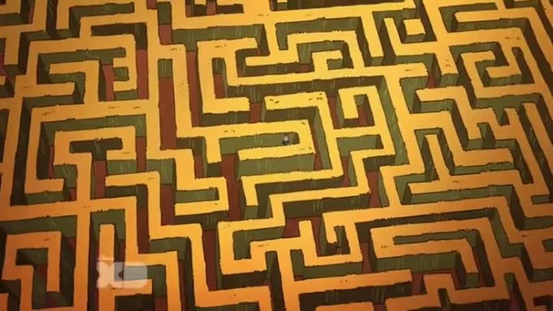 Кукурузный Лабиринт ночью