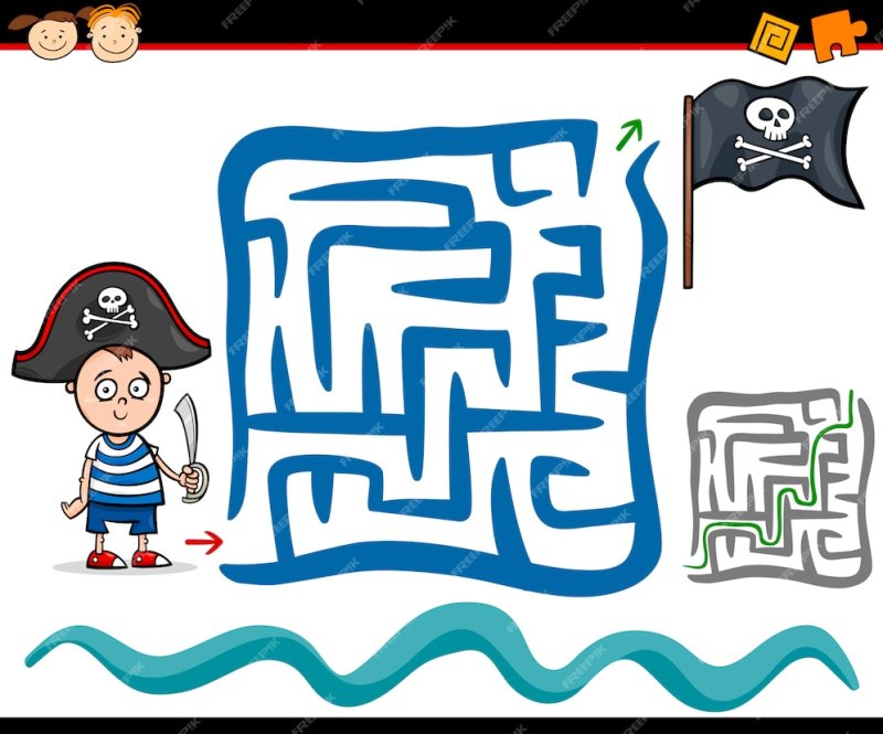 Пиратский Лабиринт для детей