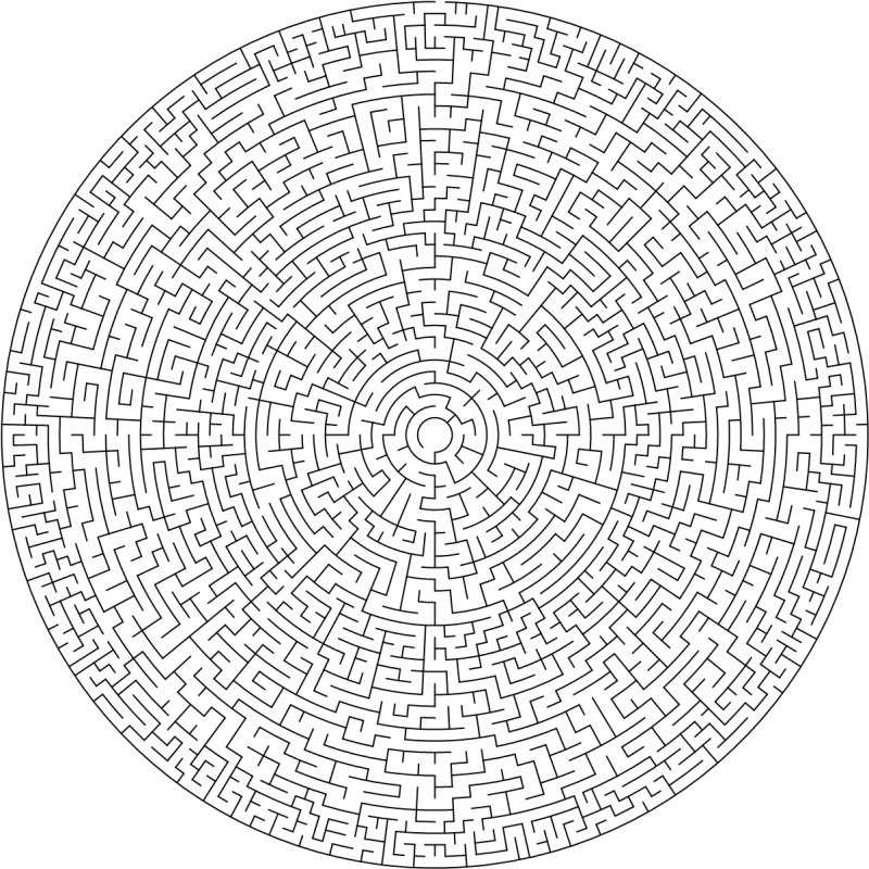 Samiy slojniy labirint v mire