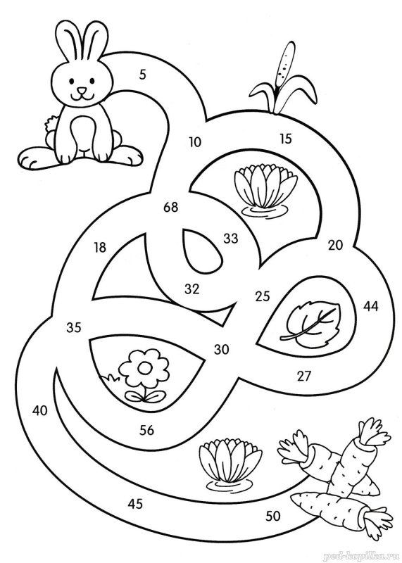 Раскраска Лабиринт