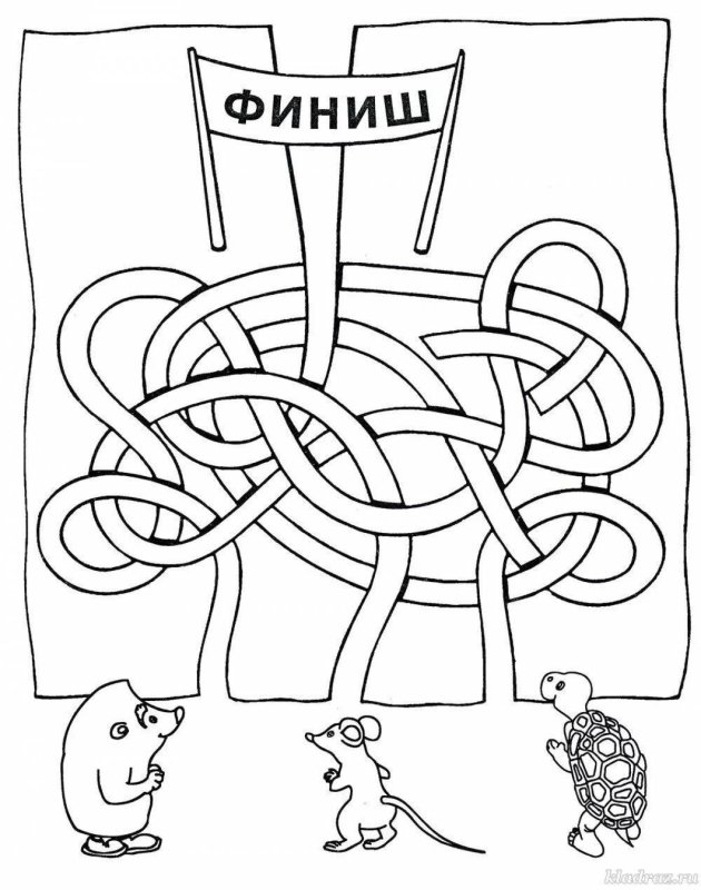 Задания лабиринты для детей 5-6 лет