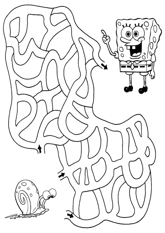 Лабиринт Спанч Боб