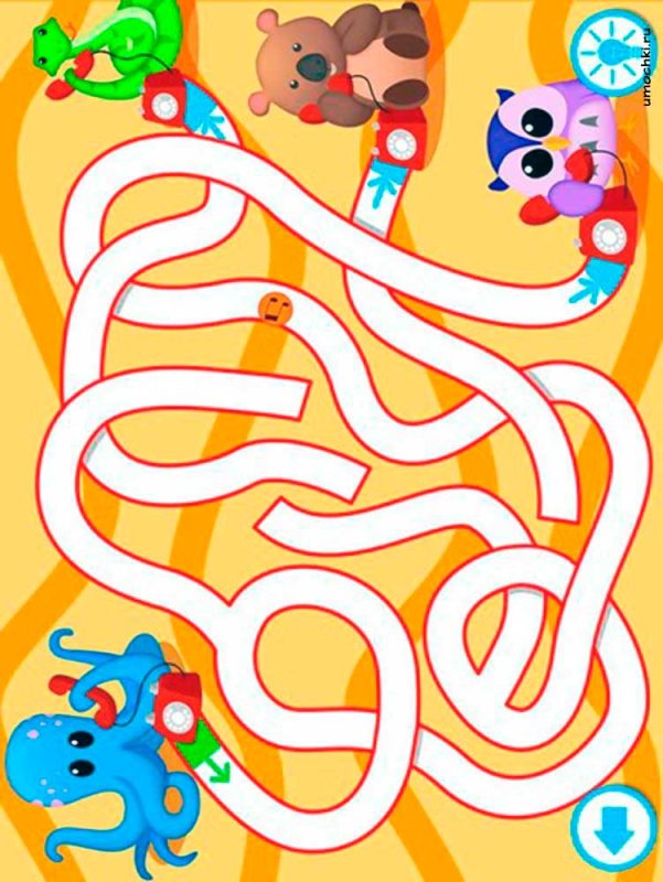 Игра Лабиринт для детей 6 лет
