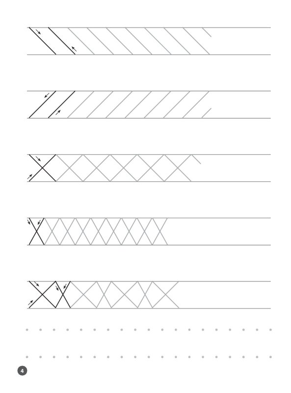 Прямая линия пропись