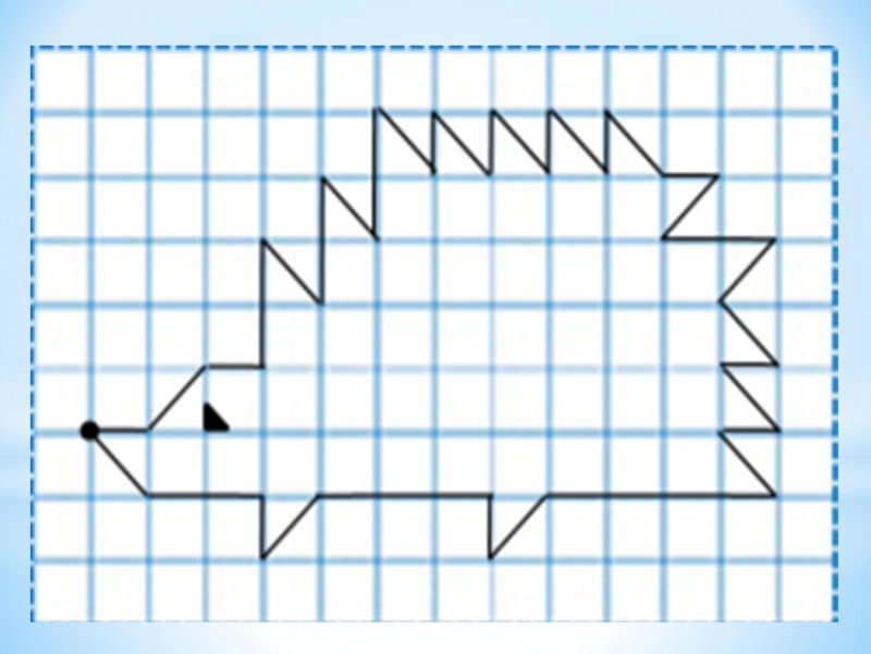 Чертить по клеточкам для детей