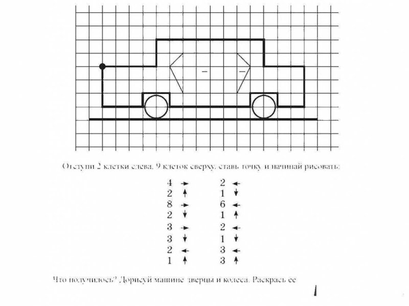 Задания по математике для дошкольников диктант