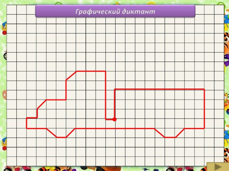 Графический диктант машинка