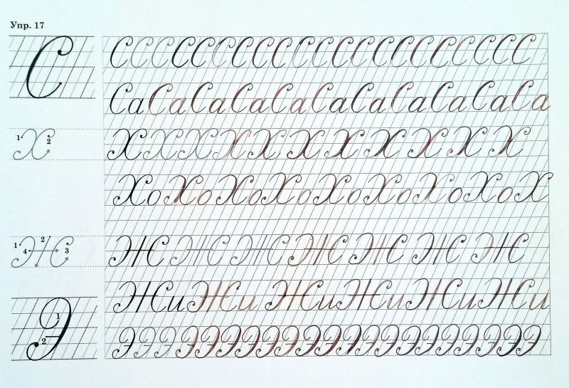 Прописи для красивого почерка