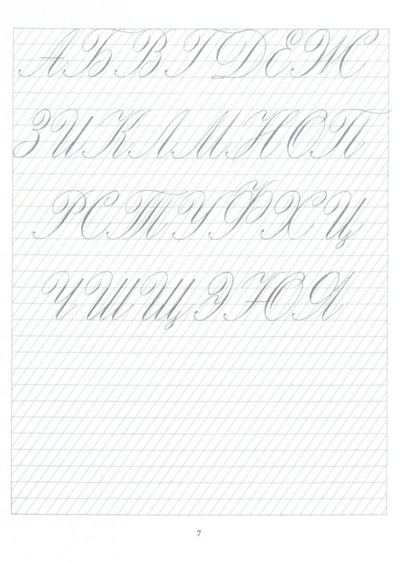 Прописи для каллиграфии взрослых