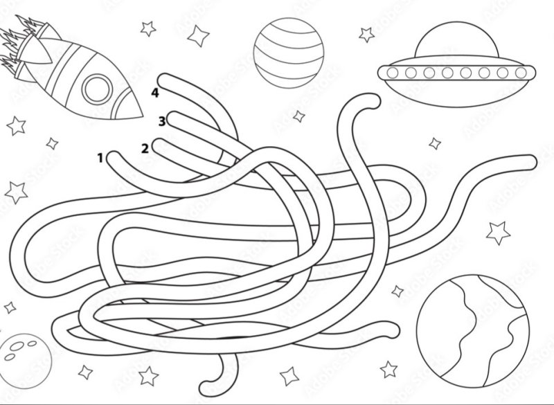 Космос задания для детей