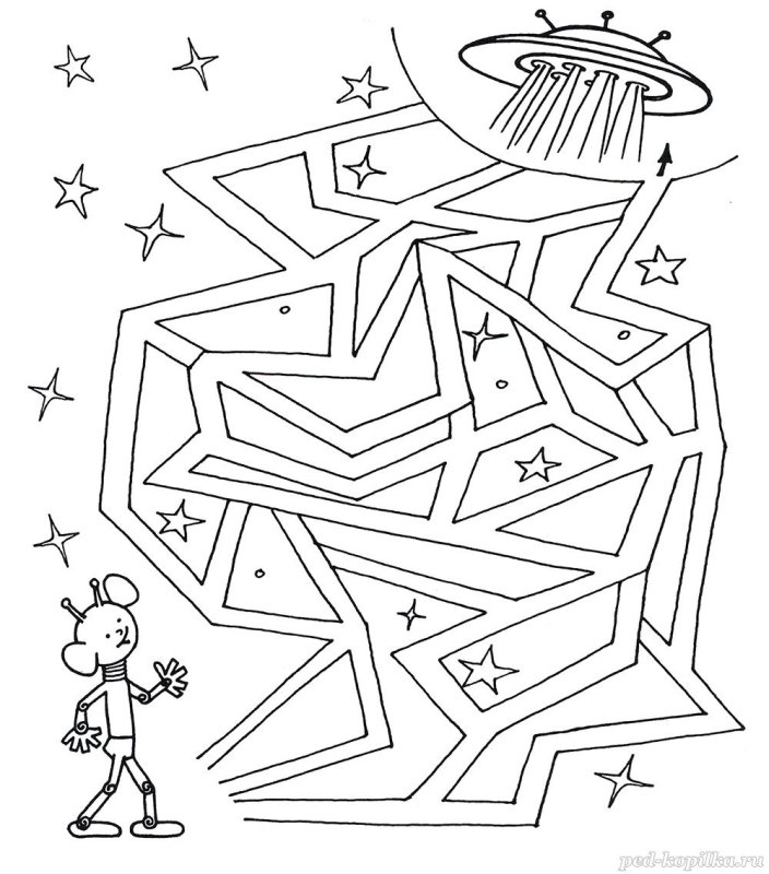 Космический Лабиринт для дошкольников