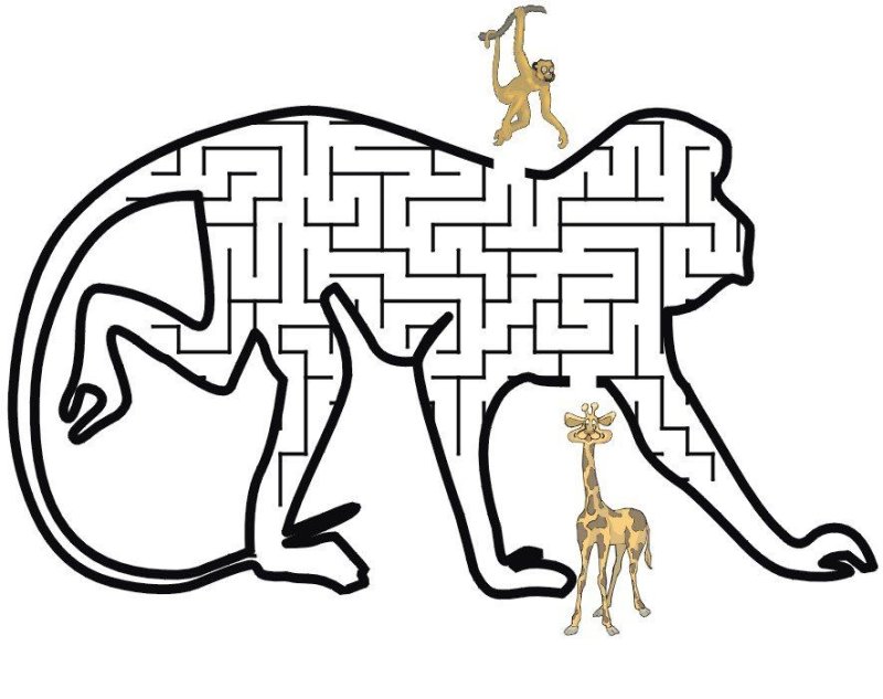 Лабиринты в виде животных