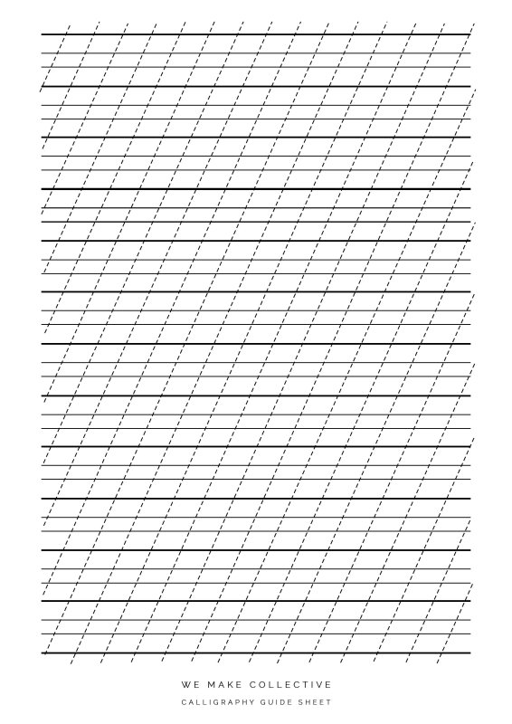 Разлиновка косая а4