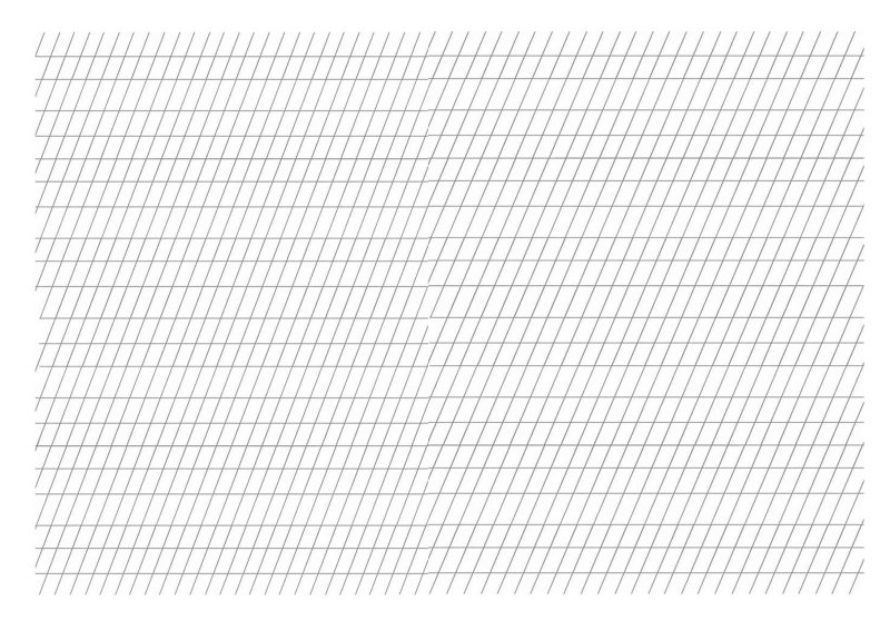 Разлиновка узкая линия а4