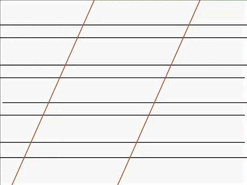 Разлиновка листа в узкую линейку