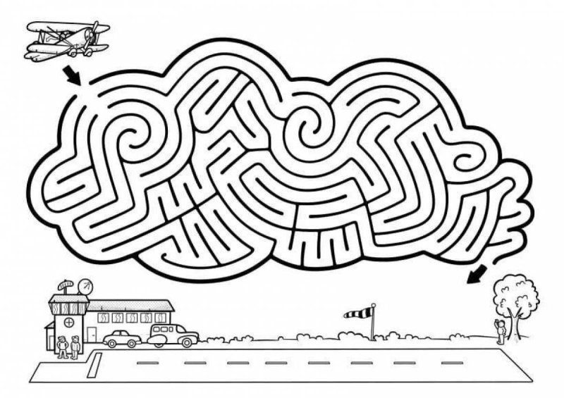 Лабиринт 7-8 лет