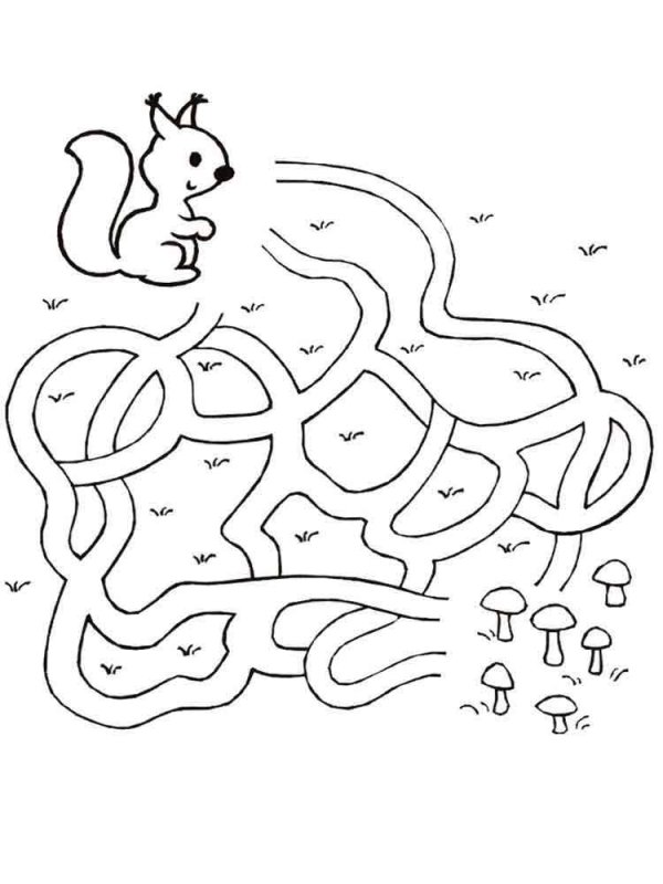 Лабиринты ходилки для детей